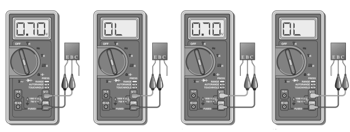 Multimetre Transistör Testi