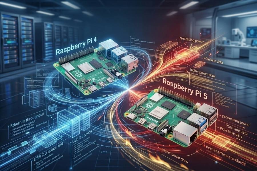 raspberry pi 4 vs raspberry pi 5