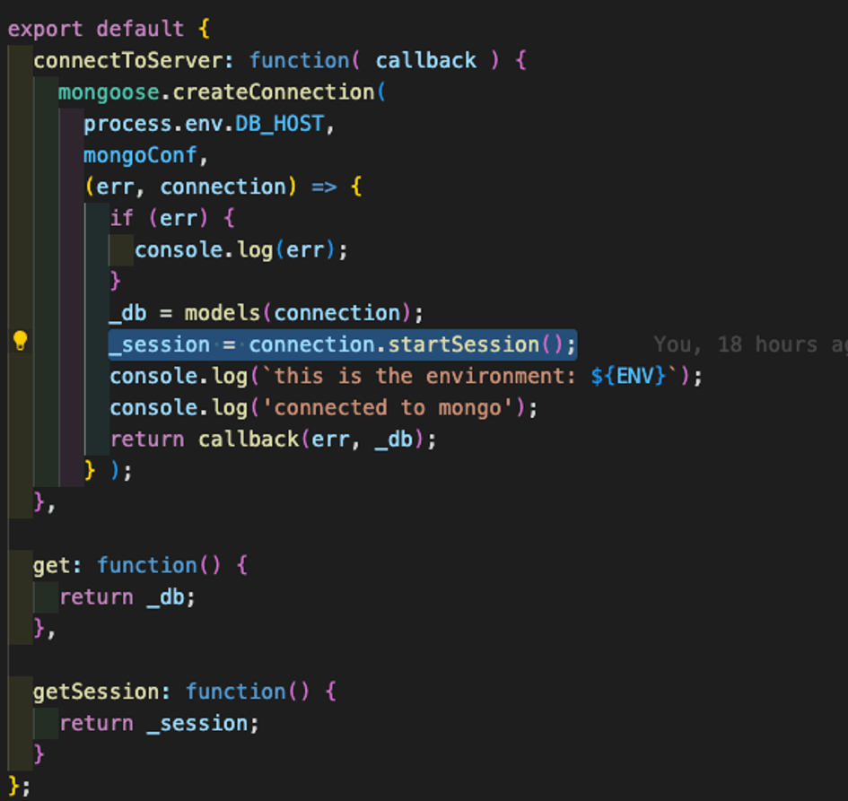 Node.js Transaction