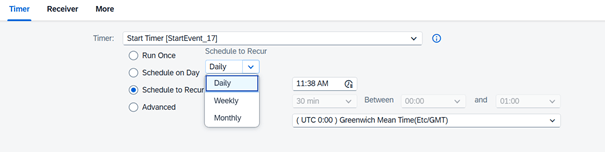 Schedule on Recur 1