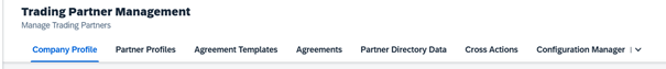 trading partner management